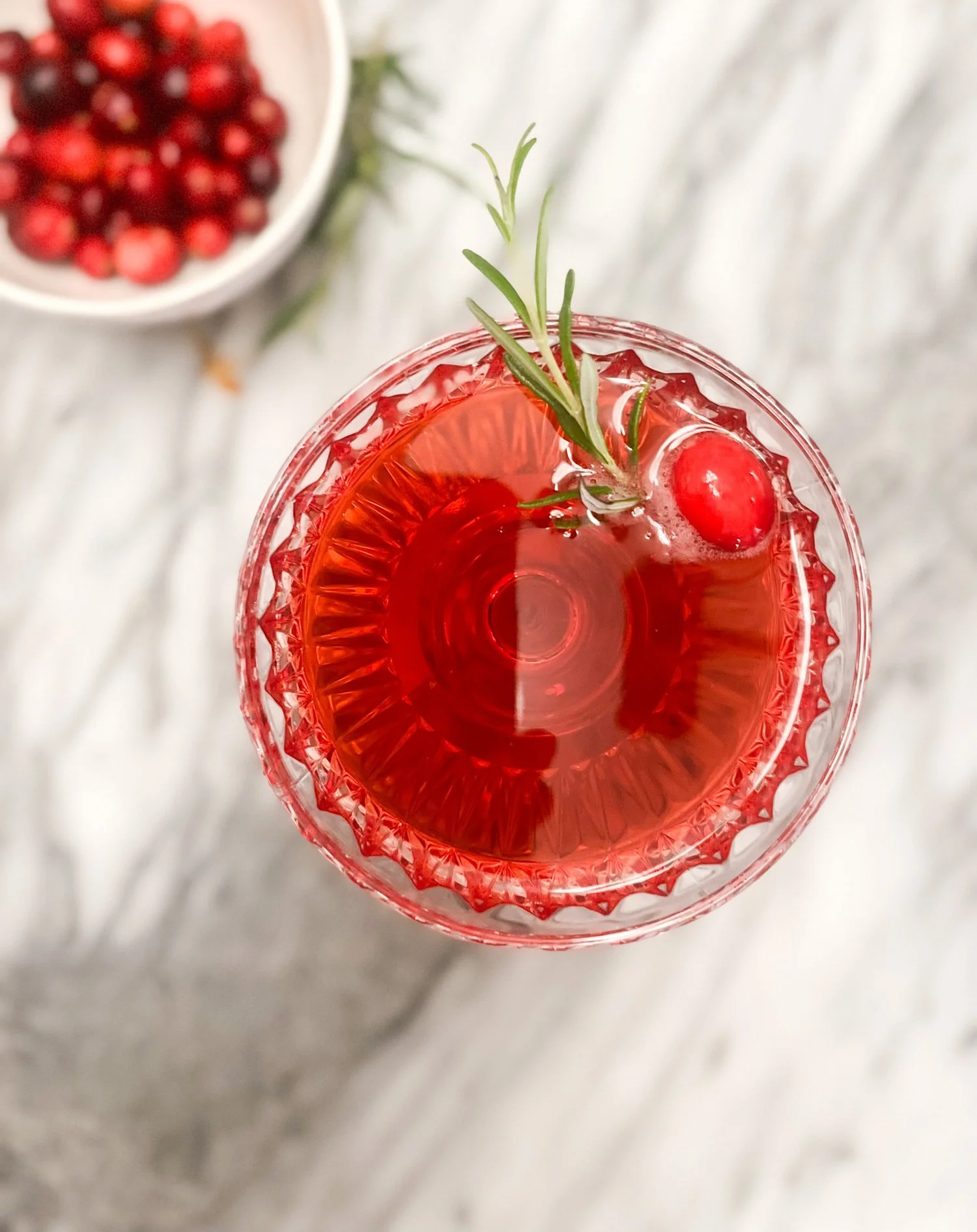 A Bubbly Christmas Cocktail