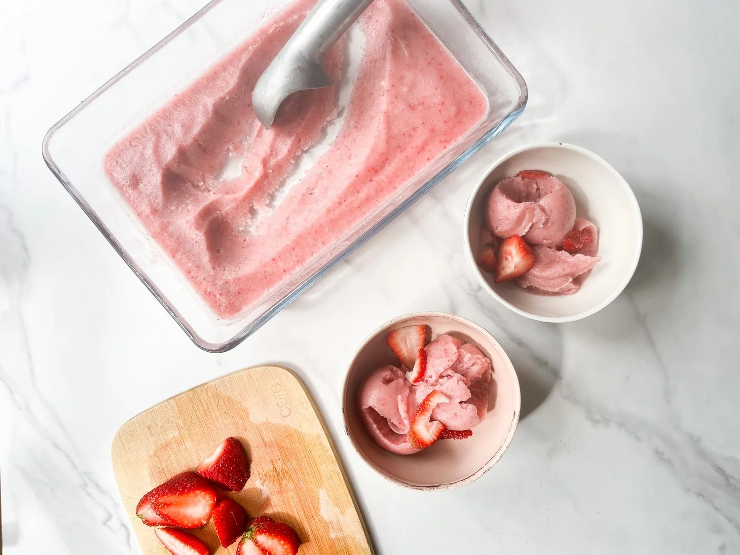 Strawberry Banana Ice Cream