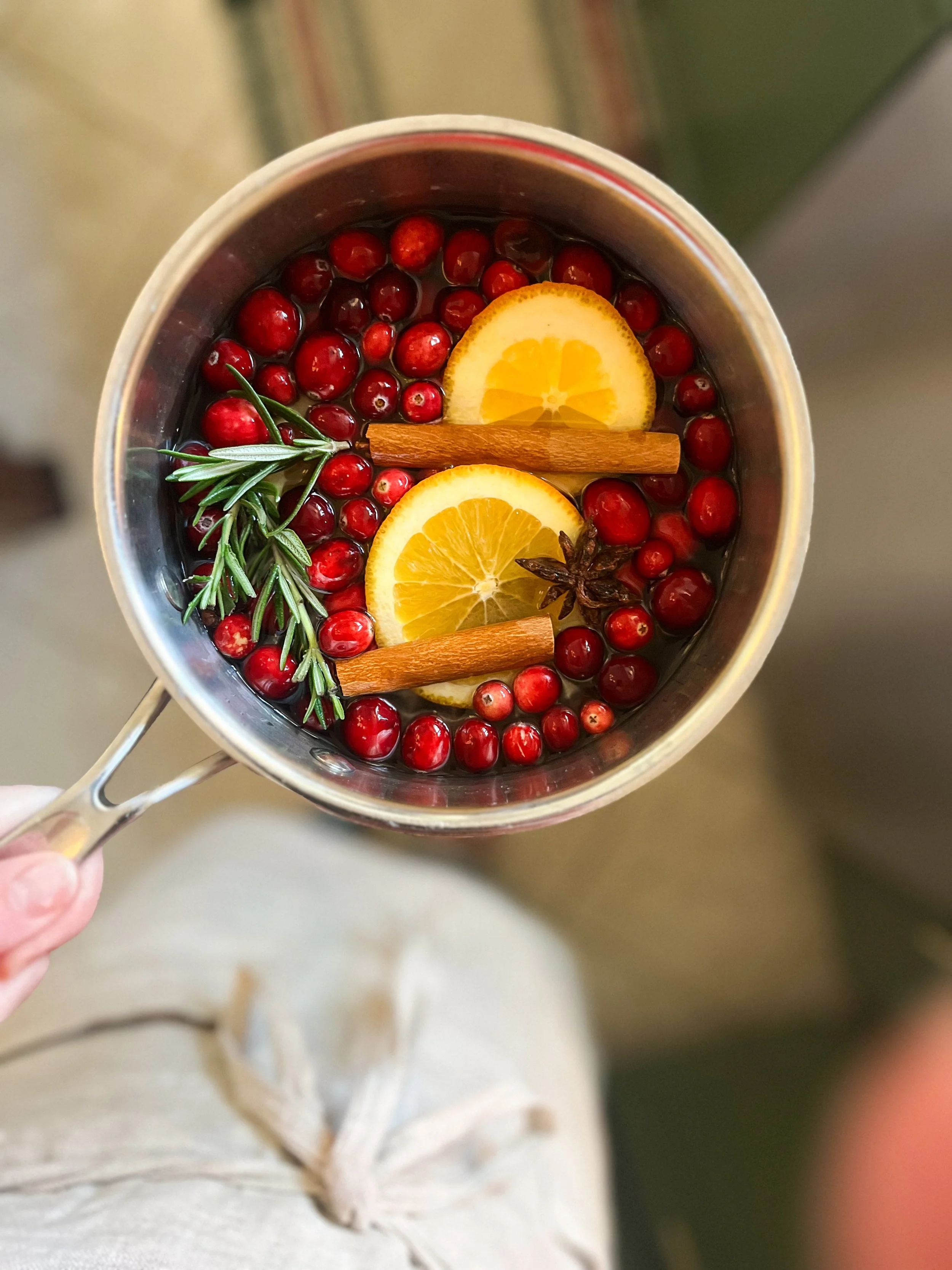 Natural Stovetop Simmering Scent Recipe for the Holidays