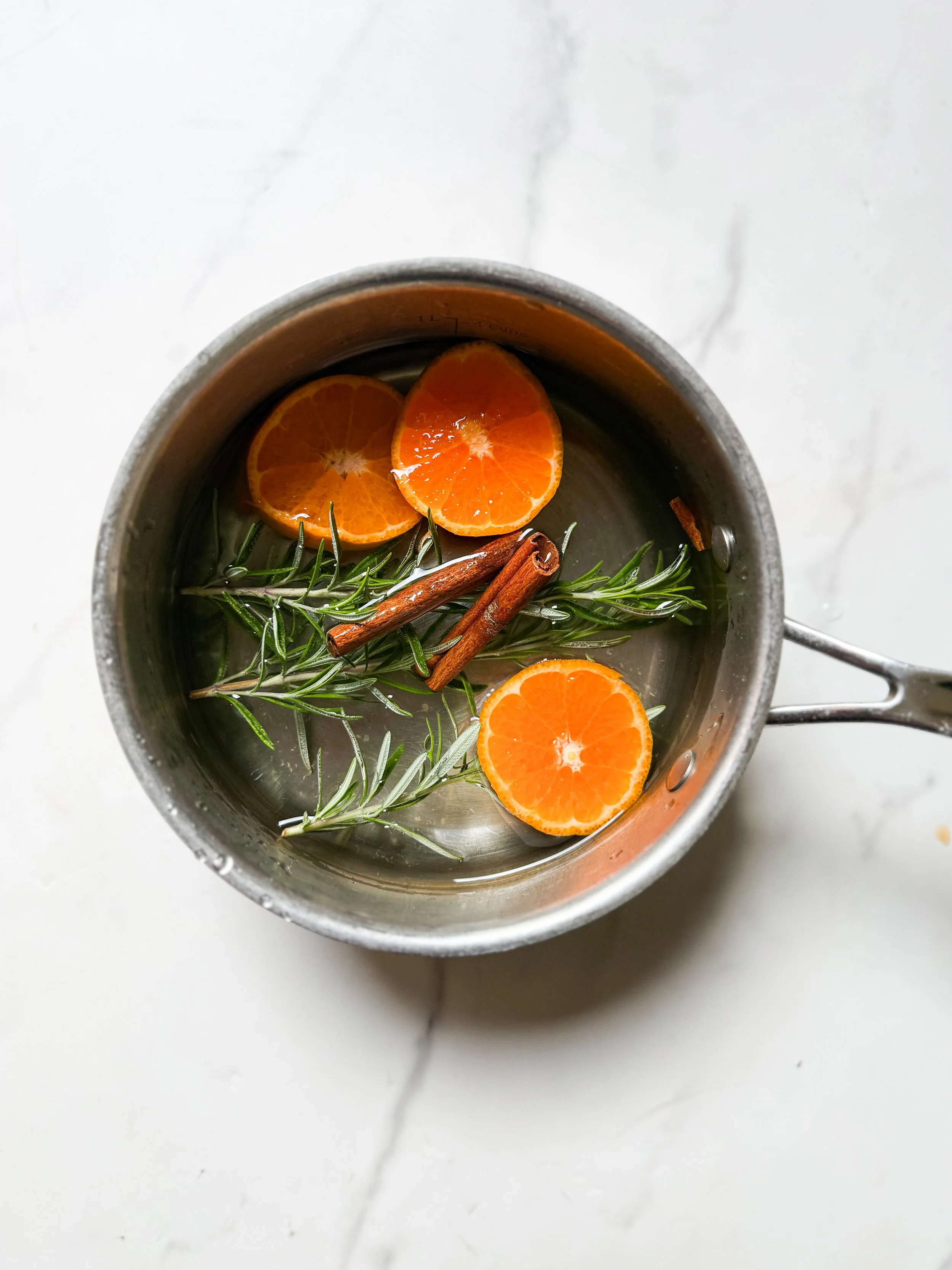 Stovetop Simmer Scent: Orange, Rosemary + Cinnamon