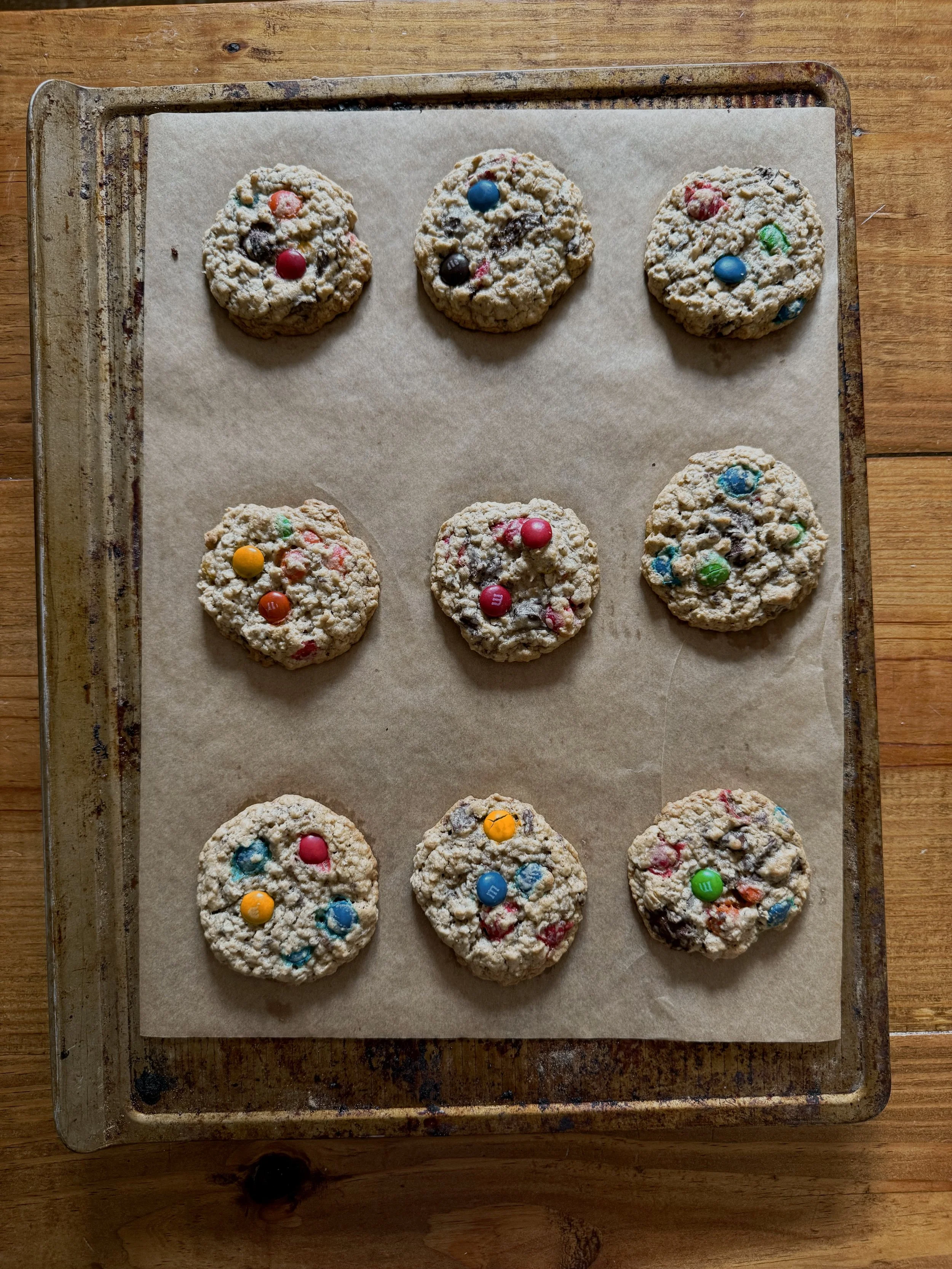 Monster cookies without peanut butter in them.JPEG