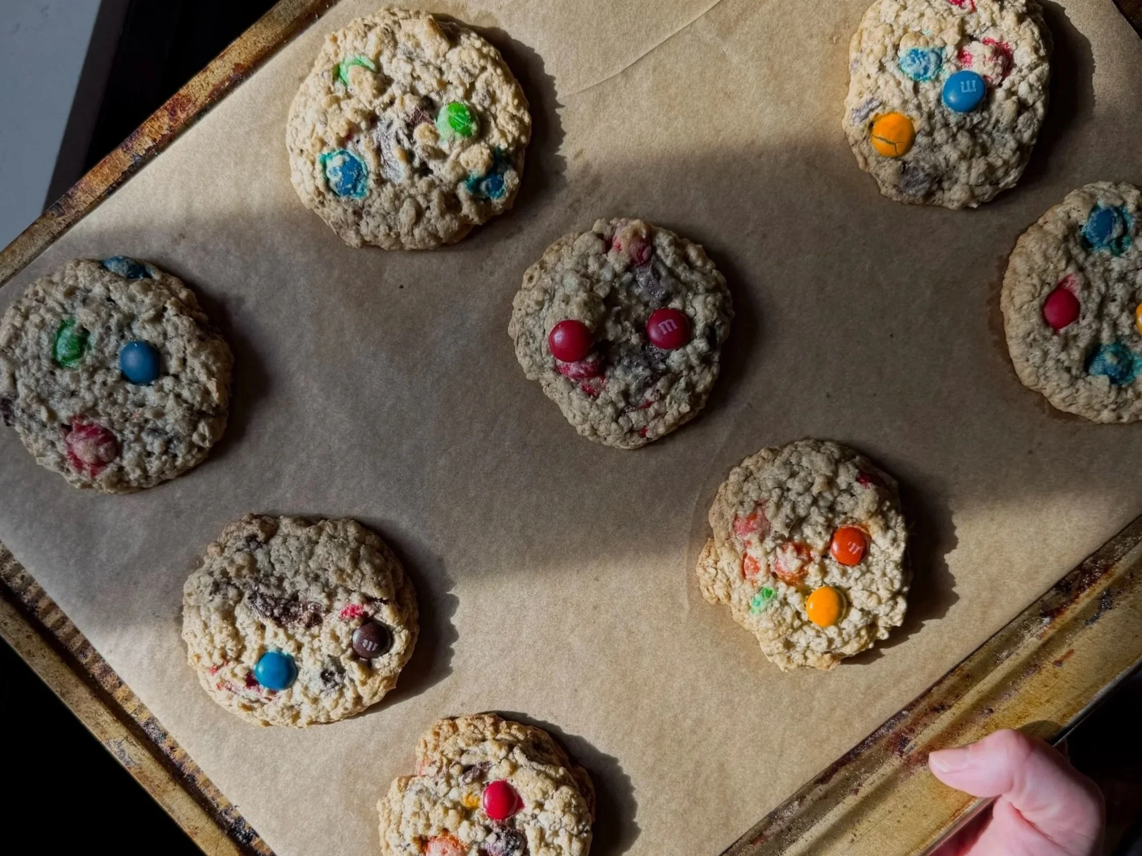 Monster Cookies Without Peanut Butter (Nut-Free Monster Cookies)