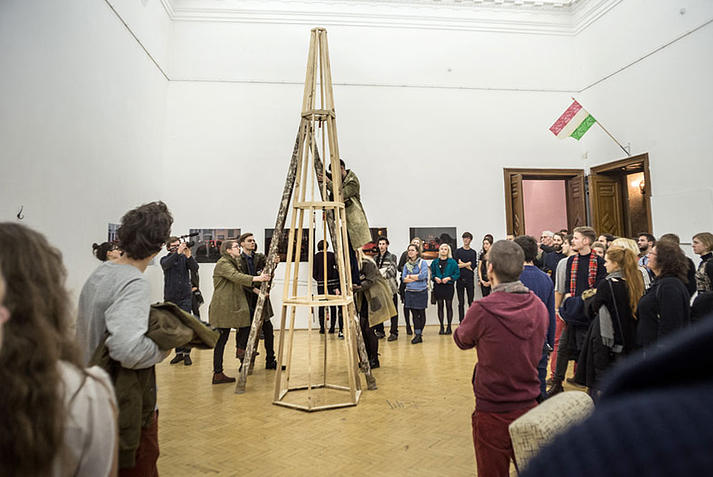 Performance, Budapest, Hungary, 2014. 