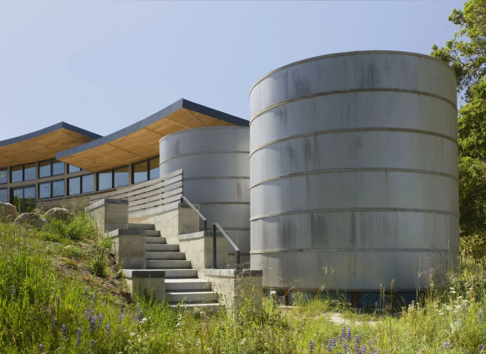 Client: Private client Location: Santa Lucia Preserve, Carmel Valley, CA Dates: 2006-2010 Size: parcel = 33.1 acres, homeland = 2.8 acres Architect: Feldman Architecture Contractor: Groza Construction Water Consultant: Earthcraft Landscape Design Recognition: LEED® Platinum, U.S. Green Building Council Grand Award for Custom Homes less than 3,500 s.f., Builder Magazine, Citation Award for Energy + Sustainability, AIA San Francisco Photo: Joe Fletcher