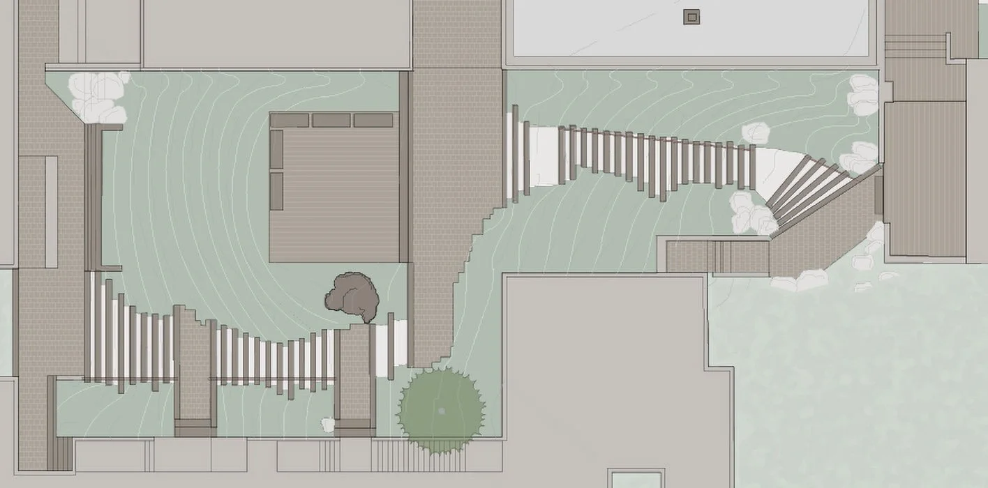  Courtyard Close-up, Illustrative Site Plan 
