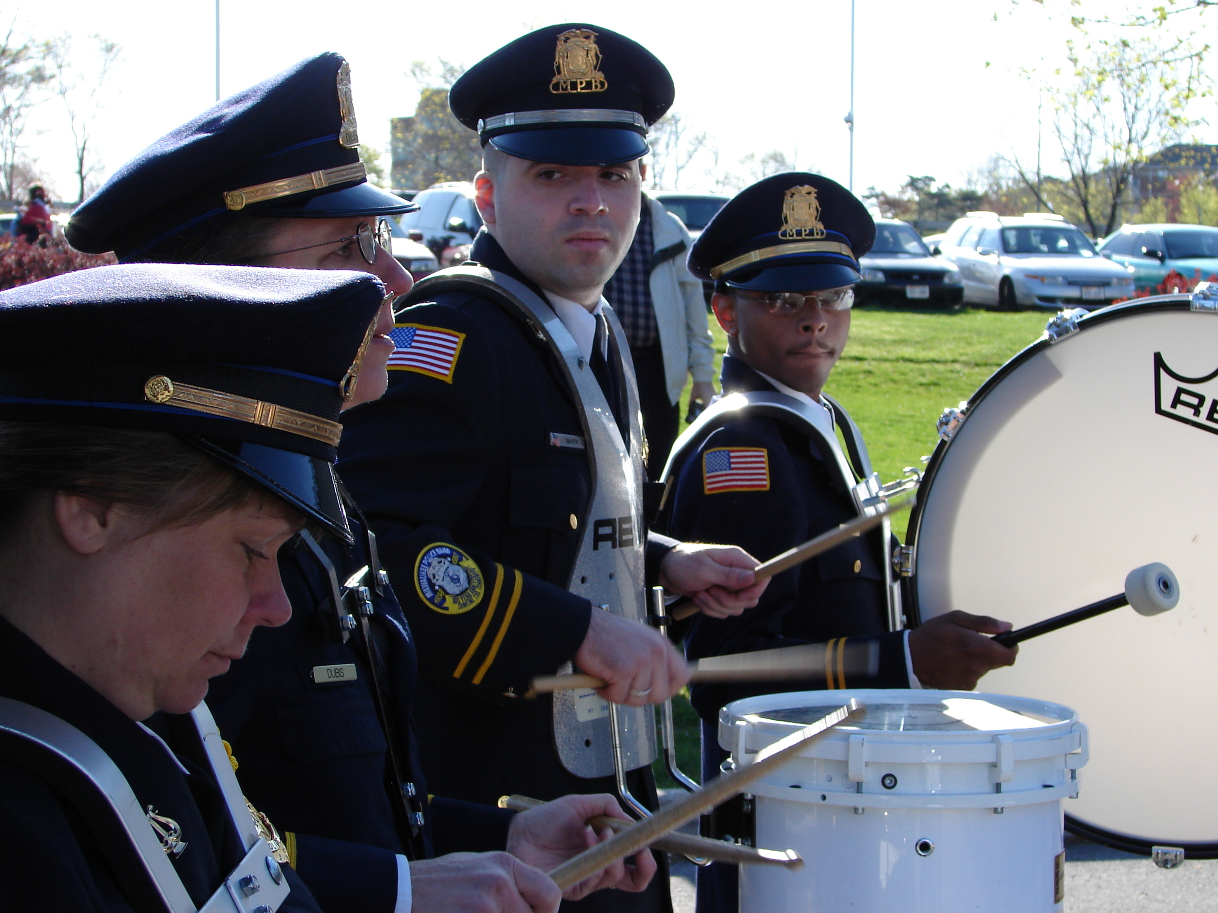 Milwaukee Police Band Percussion Section 2006
