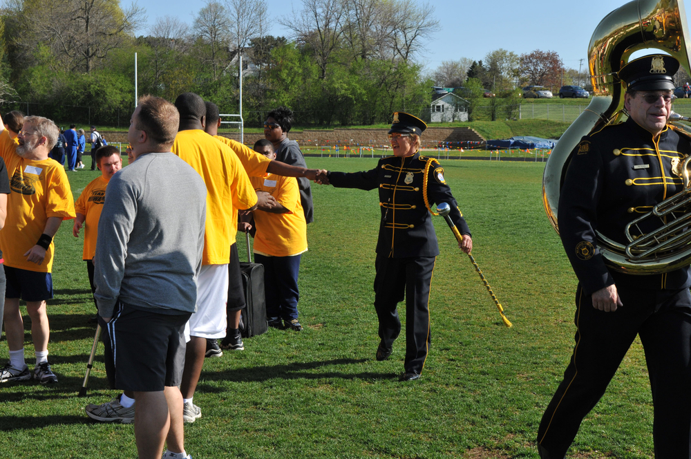 Drum Major Retired Police Officer Kathy Gorlewski
