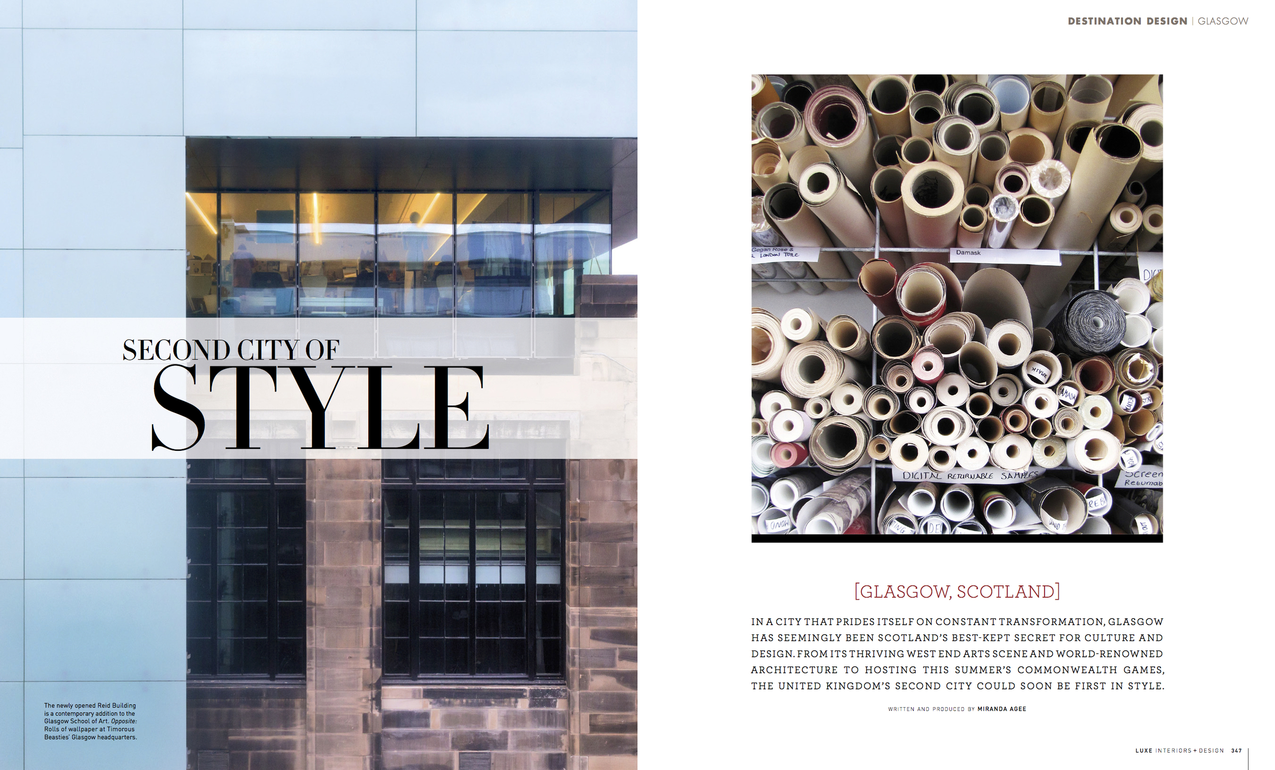 Luxe Interiors + Design, Second City of Style, Spring 2014