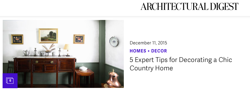 AD Country Home Tips