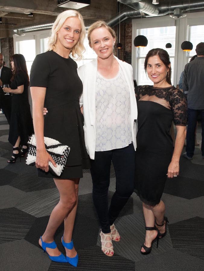 Photo Credit: Nicole Vancura, Drew Altizer Photography R-L: Lucy Southworth Page, Co-Host, Carrie Southworth, Founder and Zem Joaquin, Co-Host