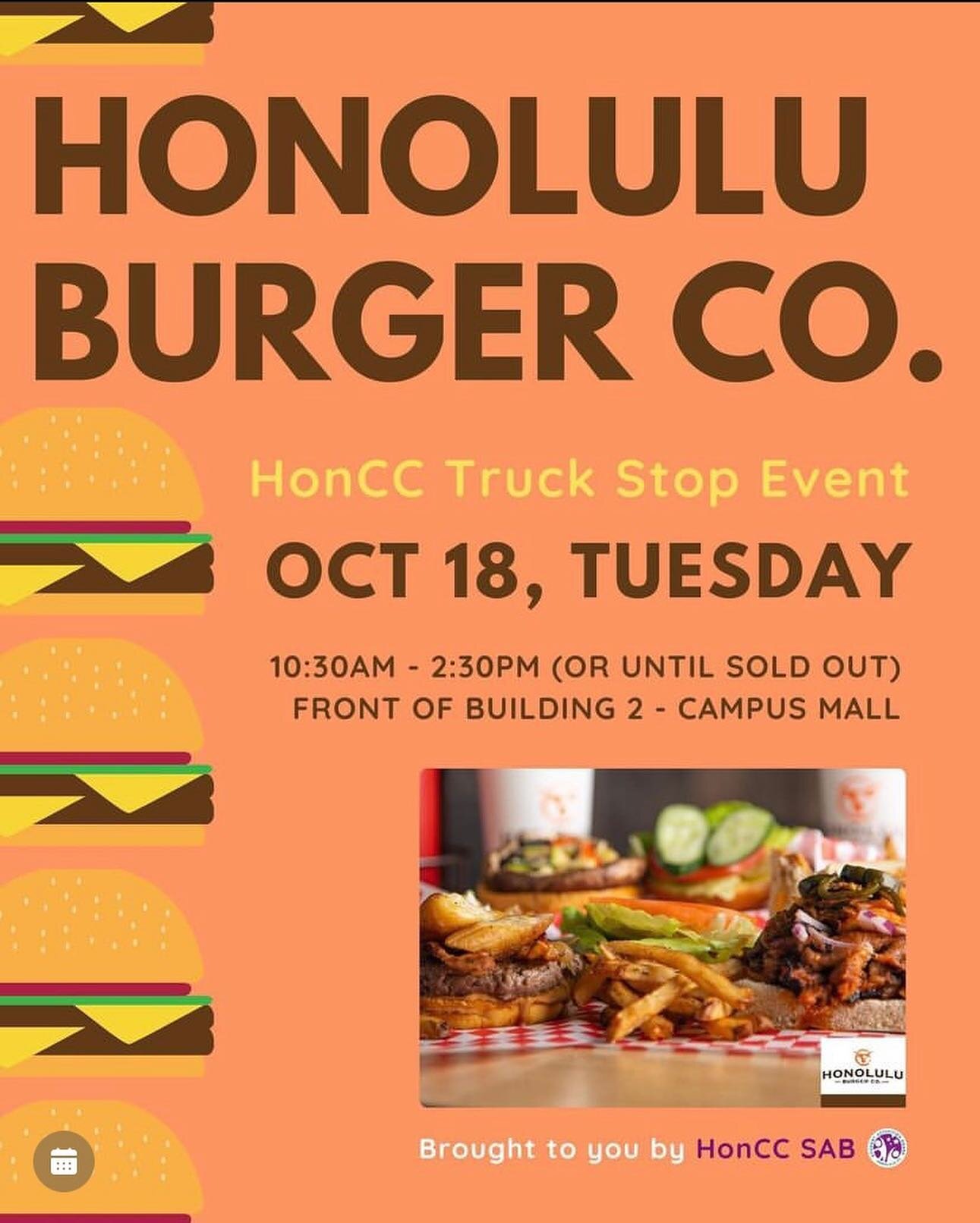 HCC are you ready for us? 

We&rsquo;ll be at the HCC campus on Tuesday, October 18 from 10:30am until sold out! 

Swipe ➡️ and find us 🍔 on your campus map. 🤙🏽 
-
#bestburger #grassfedbeef #bigislandbeef #beef #burger #burgerlife #burgers #hambur