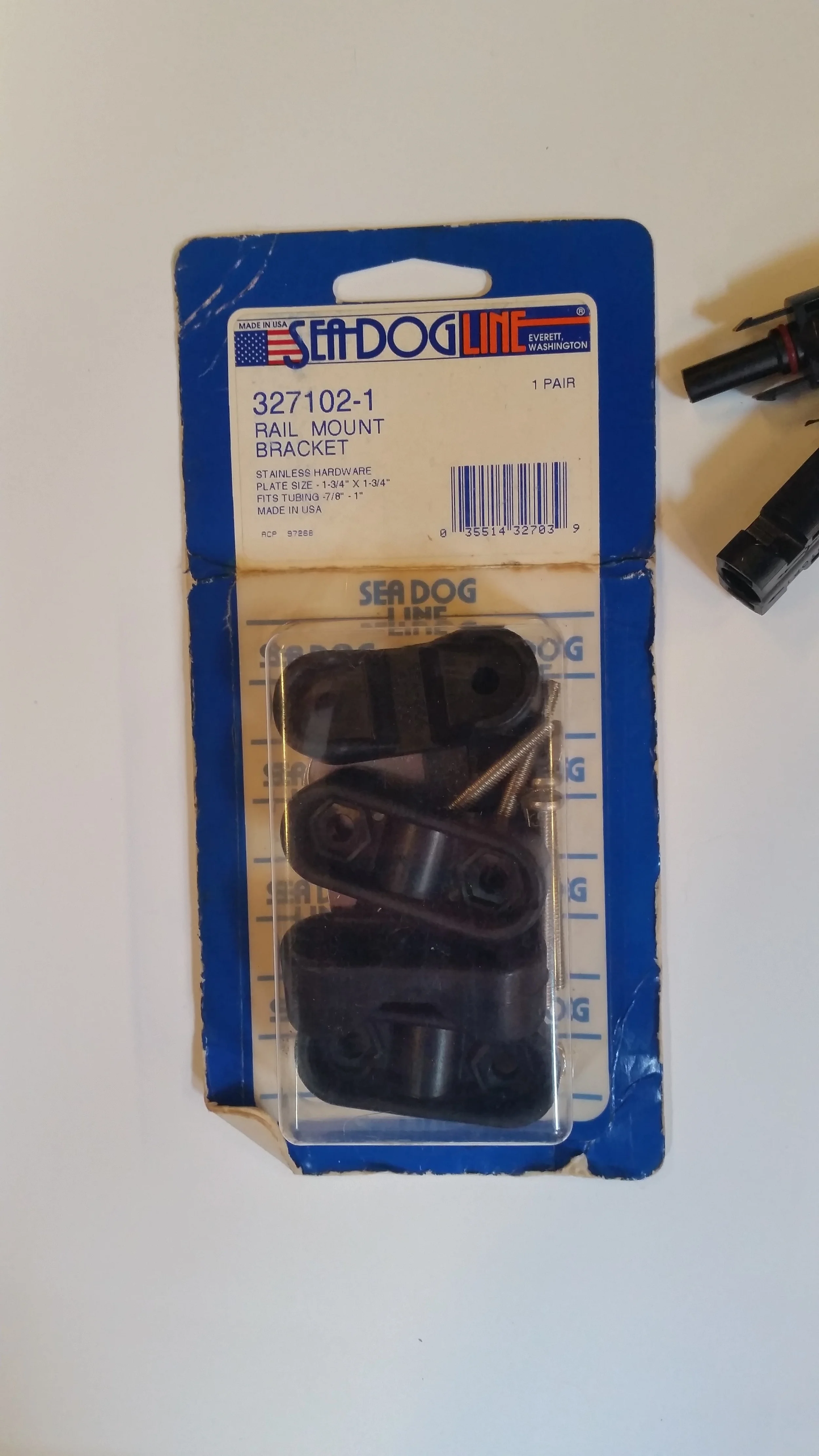 These clamps were in a locker on the boat when I bought her. I have no idea how old they are, but they worked great!