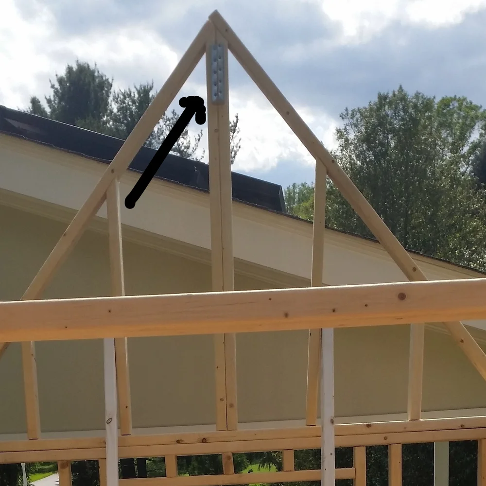 How To Build A Ridge Beam Roof The Best Picture Of Beam