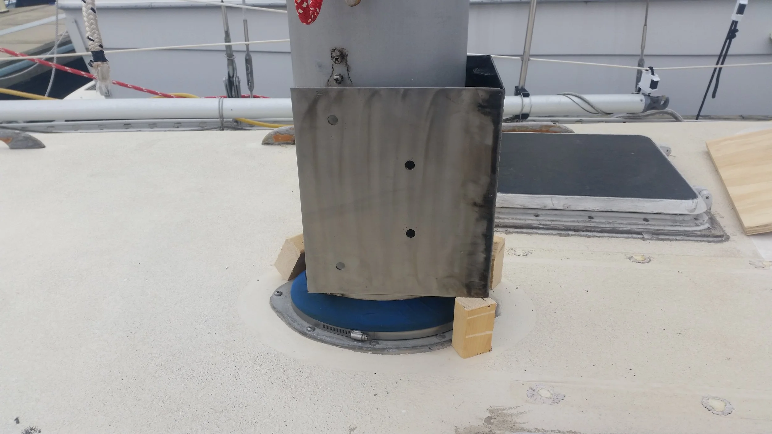Converting to Lines Led Aft: Part 2, Drilling the Holes — Rigging Doctor