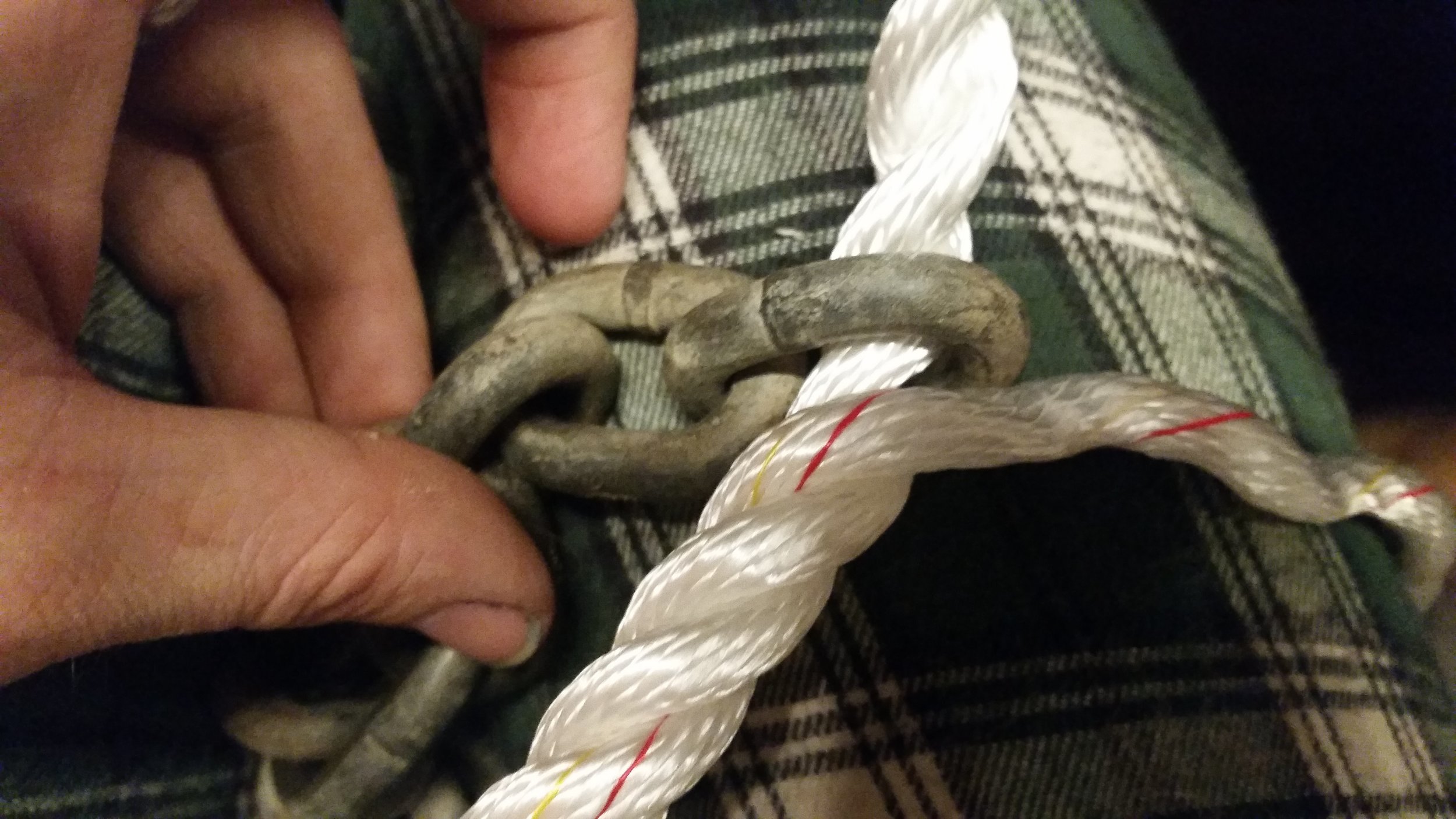 Rope to Chain Splice — Rigging Doctor
