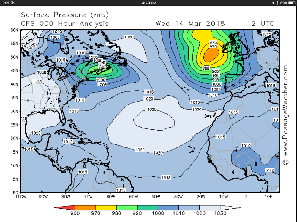 High Pressure Map Atlantic Reading Isobars — Rigging Doctor
