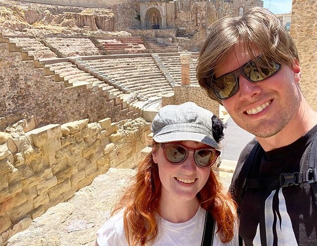 We had a fabulous day wandering around the city of Cartagena! It feels so good to be back at it, exploring and learning. Behind us in this picture is the Roman amphitheater, which dates from 5-1 BC.