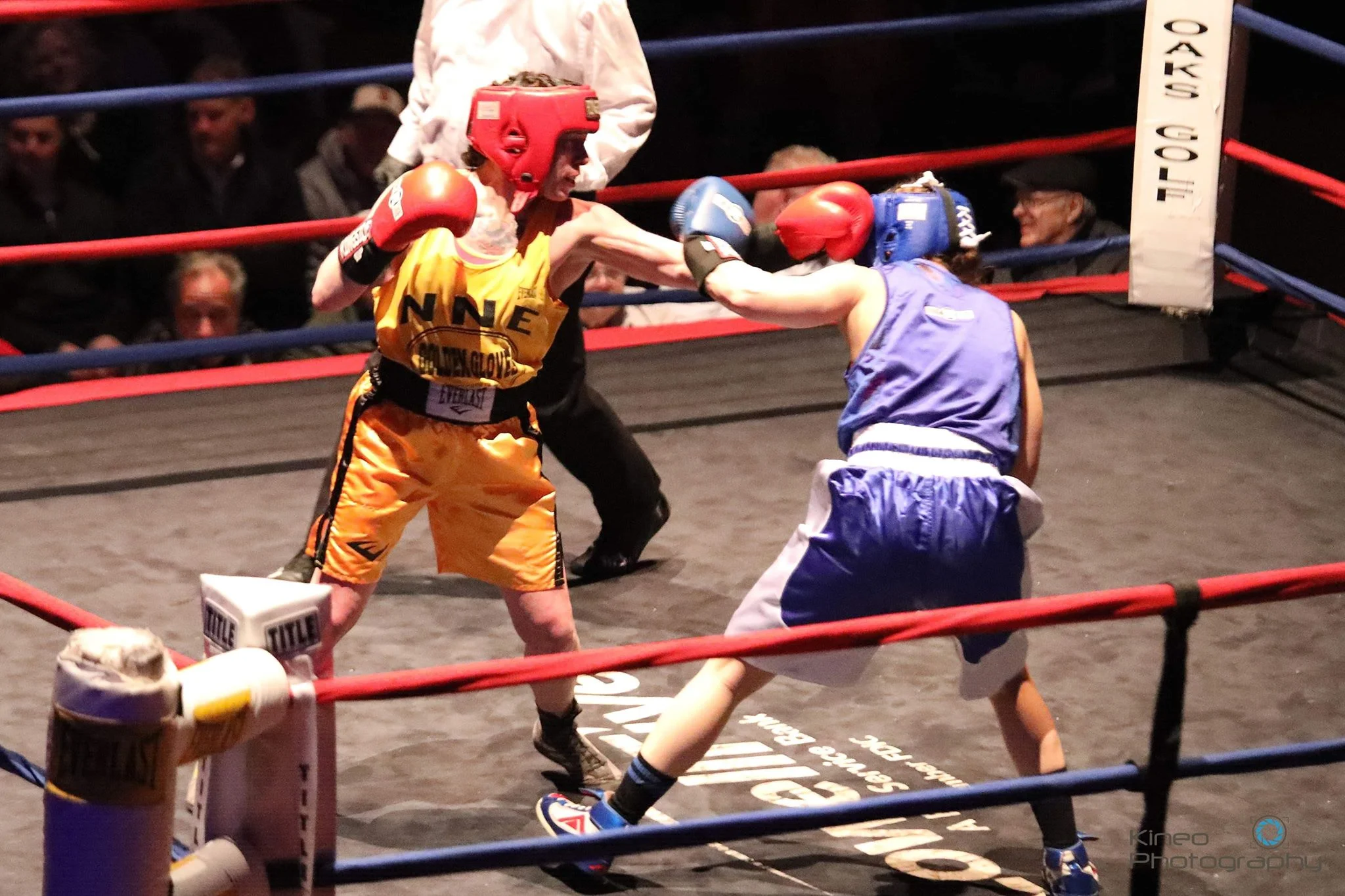 Portland Boxing Club’s Liz Leddy won her eighth New England Golden Gloves Championship Title at the New England Golden Gloves Championships in Lowell, MA on March 7, 2019. Photo courtesy Kineo Photography.
