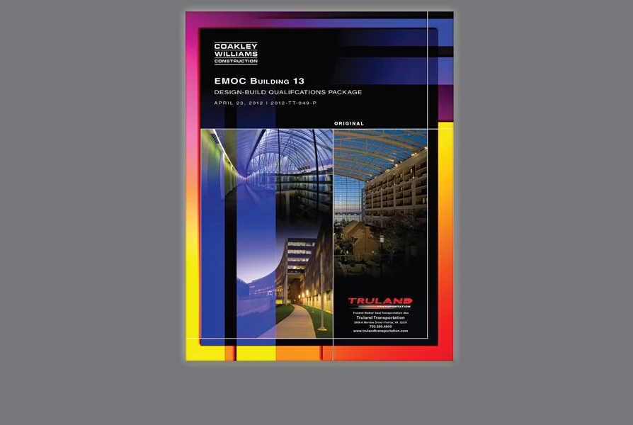  CLIENT: Truland Transportation &nbsp;• &nbsp;TYPE: 8.5x11 pdf &nbsp;• &nbsp;USE: Proposal cover, Coakly Williams Construction 