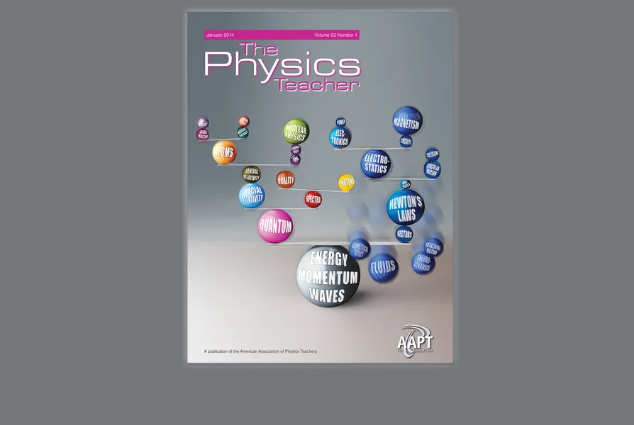  CLIENT: AAPT &nbsp;• &nbsp;TYPE: Cover illustration,&nbsp;print &nbsp;• &nbsp;USE: Magazine,&nbsp; The Physics Teacher  