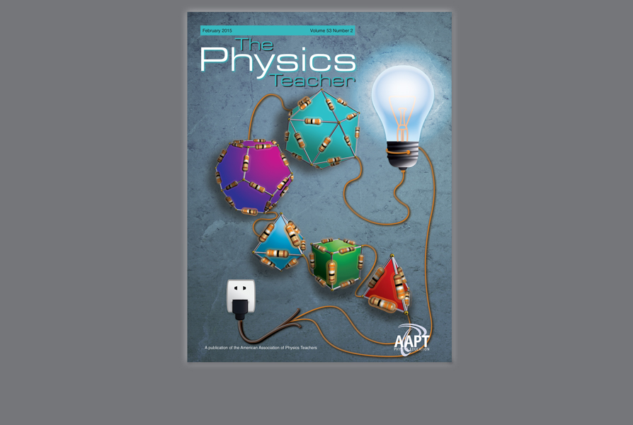  CLIENT: AAPT &nbsp;• &nbsp;TYPE: Cover illustration,&nbsp;print &nbsp;• &nbsp;USE: Magazine,&nbsp; The Physics Teacher  