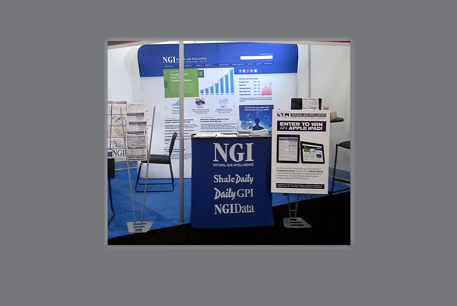  CLIENT: NGI &nbsp;• &nbsp;TYPE: booth display &amp; logos &nbsp;• &nbsp;USE: Trade show materials 