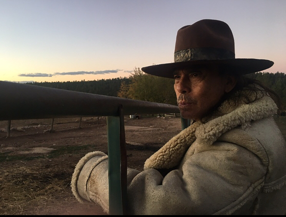 A blessing to land at your homestead last evening. Thank you for your ever magical presence as the executive producer of our film @raoulmaxtrujillo_official  The Blessing plays tonight at 7PM at the Lensic Theatre in Santa Fe. Q&amp;A to follow with 