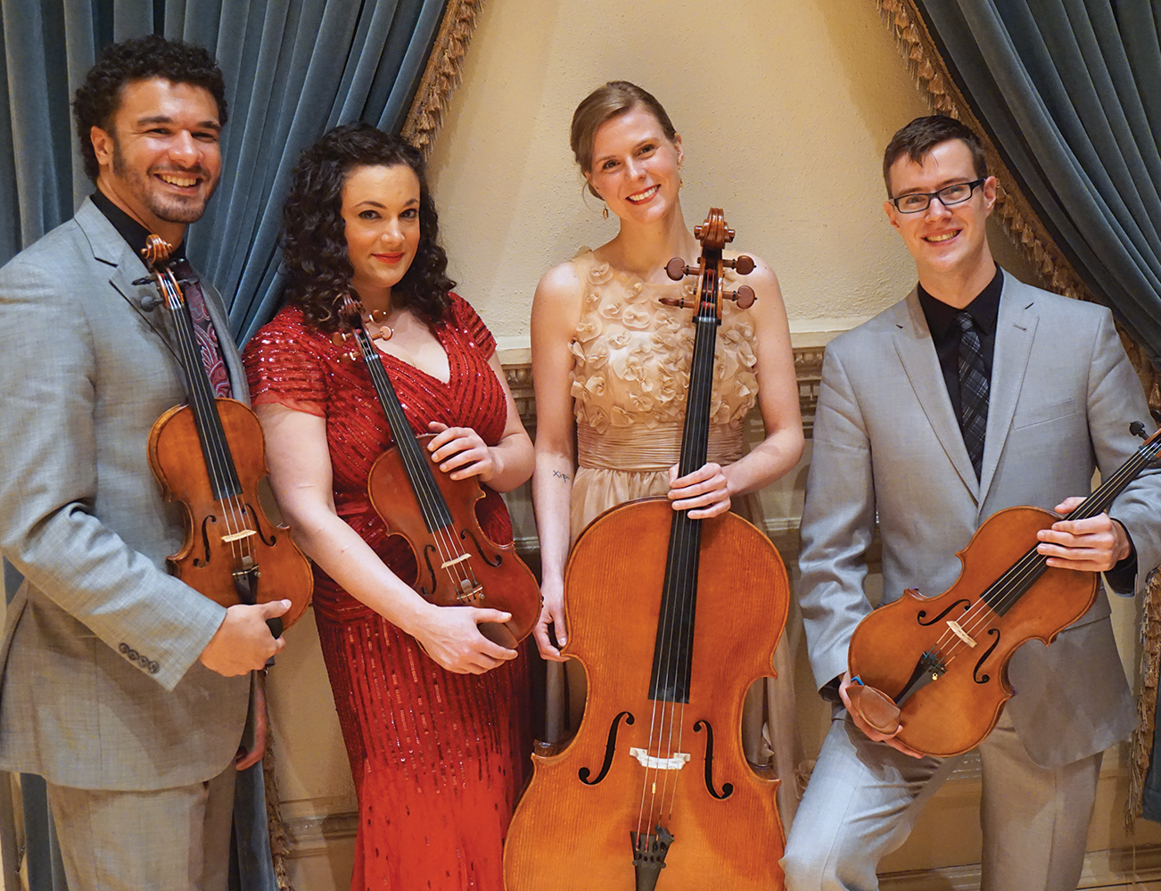 PUBLIQuartet at Carnegie Hall. Photo by ©Barbara Barefield