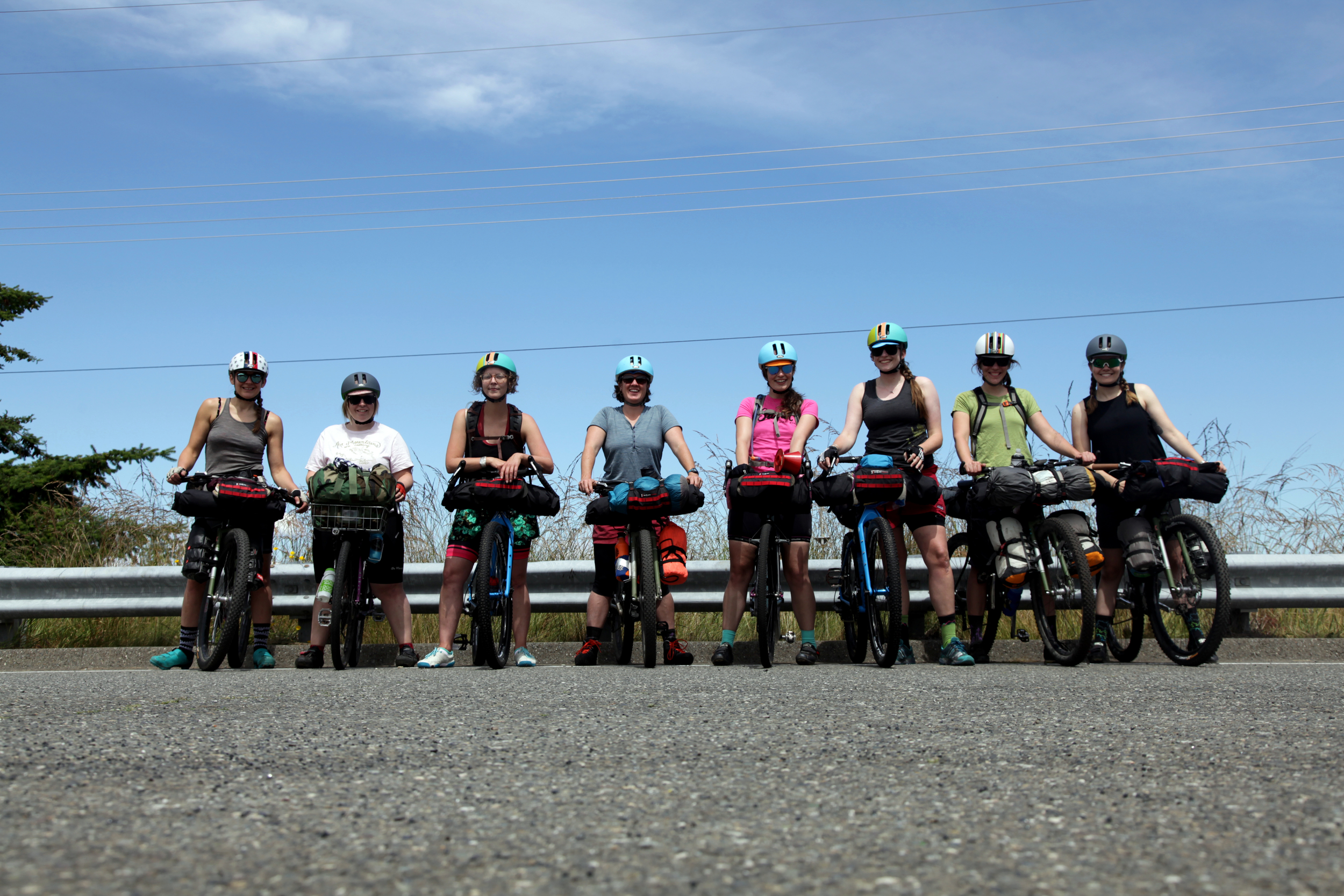 Jocelyn, Me, Meghan, Kim, Jude, Anna, Kristin, and Caitlin (l to r) (Photo courtesy of Anna Brones)