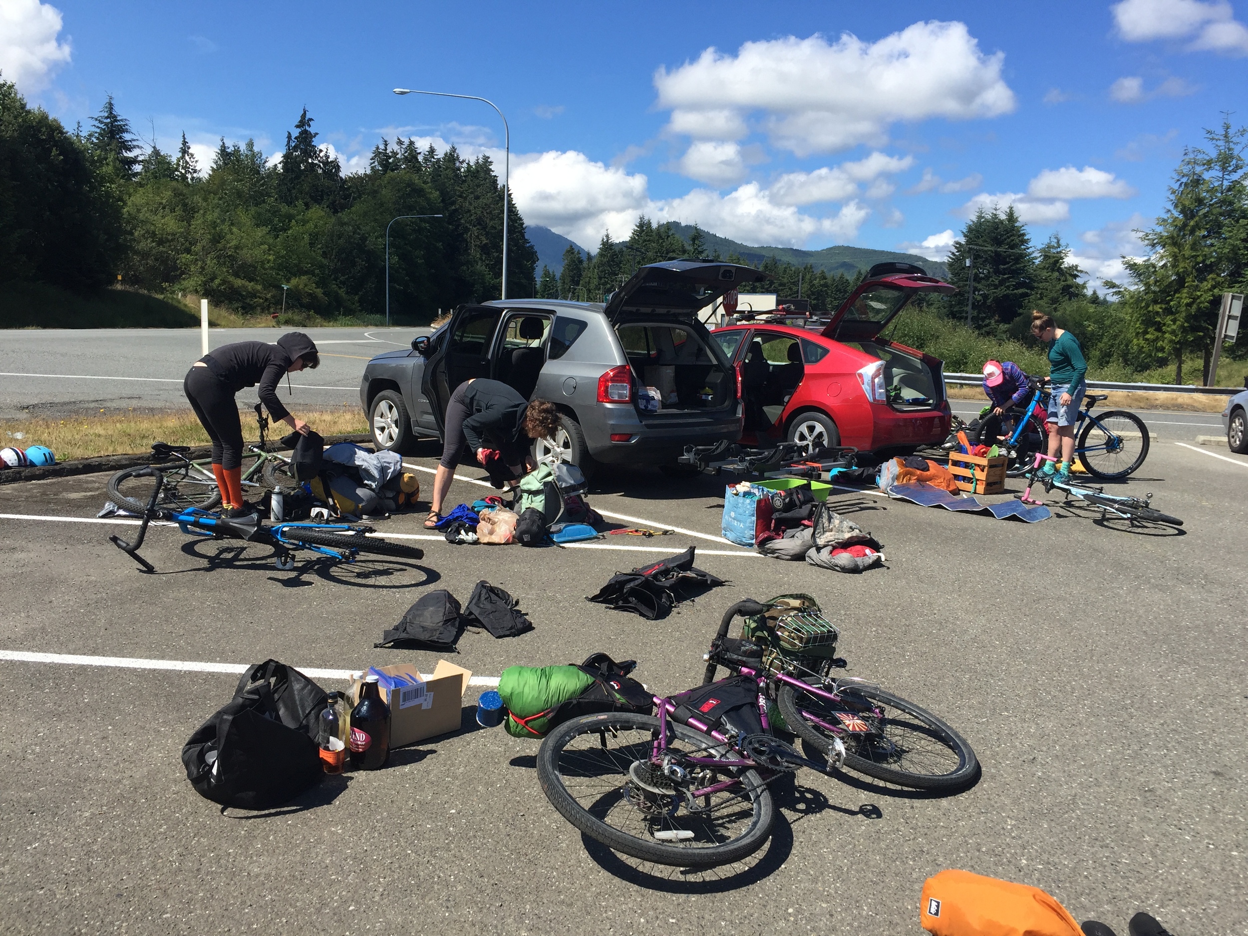 Packing bikes is both a science and an art I'd come to find out.