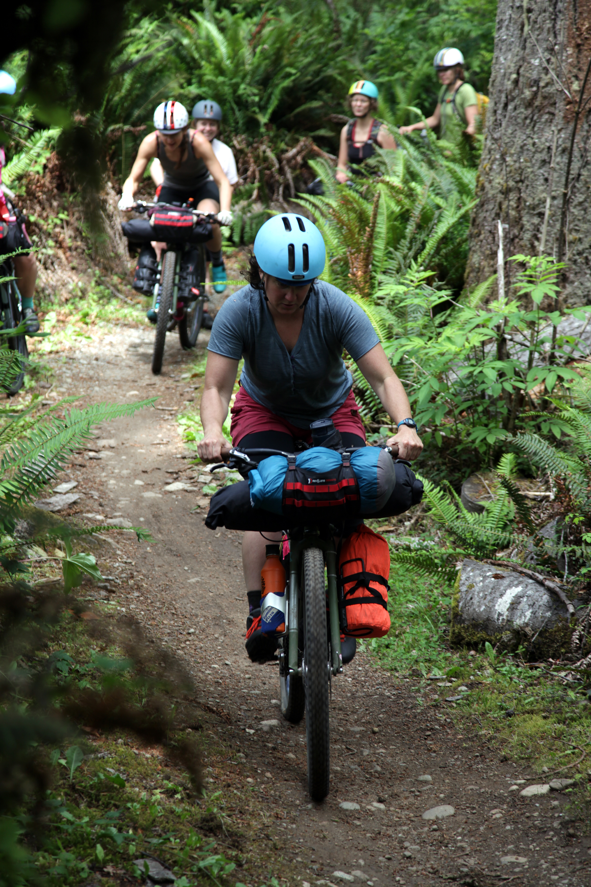 Kim getting rad (photo courtesy of Anna Brones)