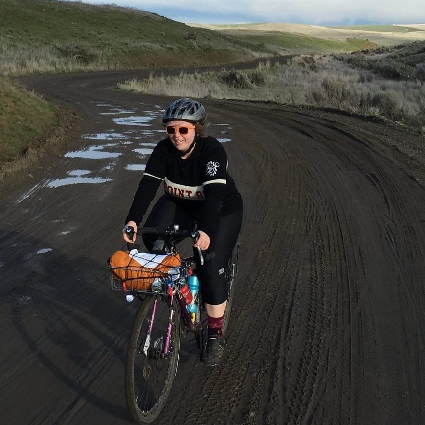 I'm smiling, but I hate this climb...Old Moody Road