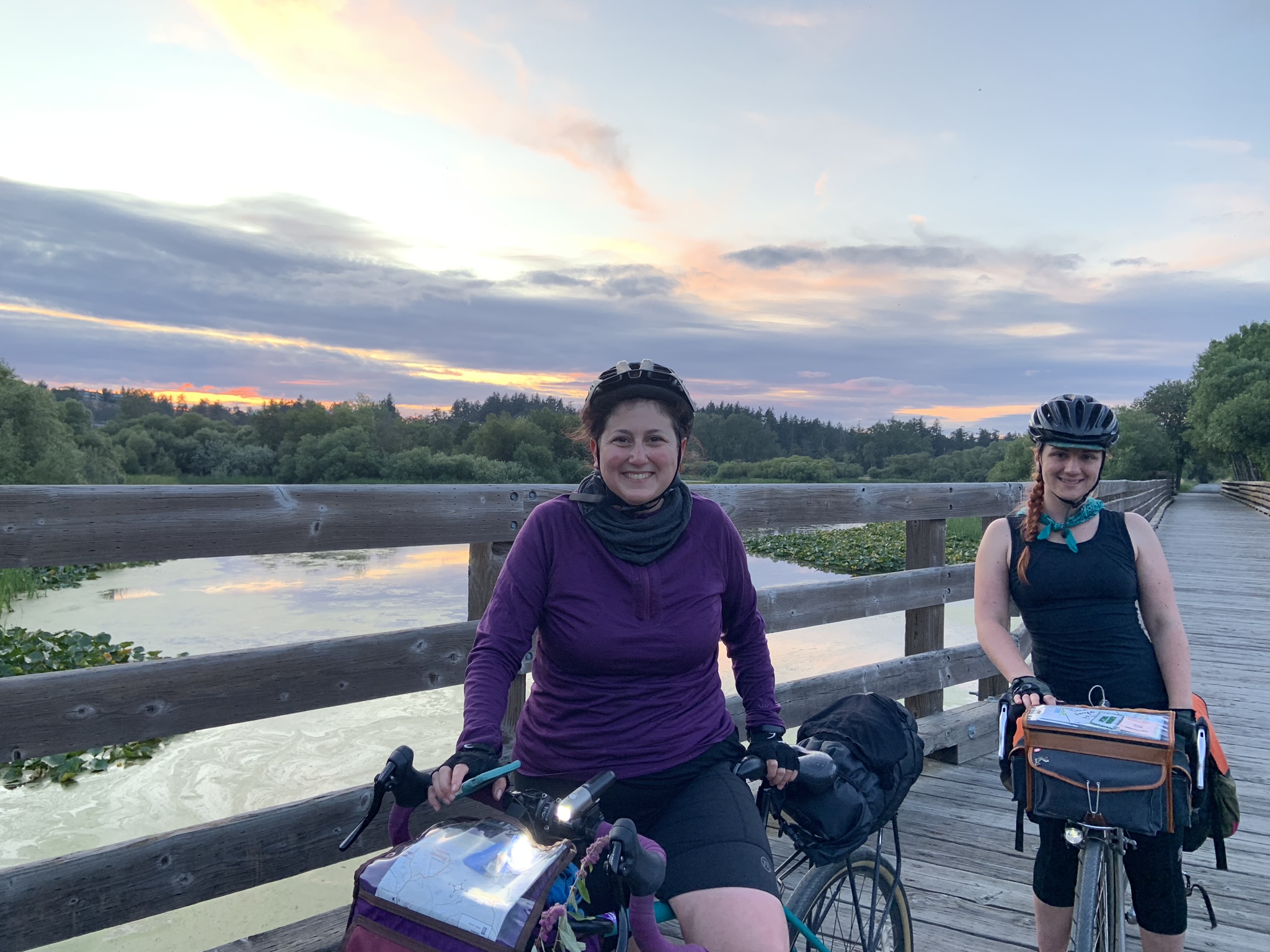 We did it! Back in Victoria by sunset!