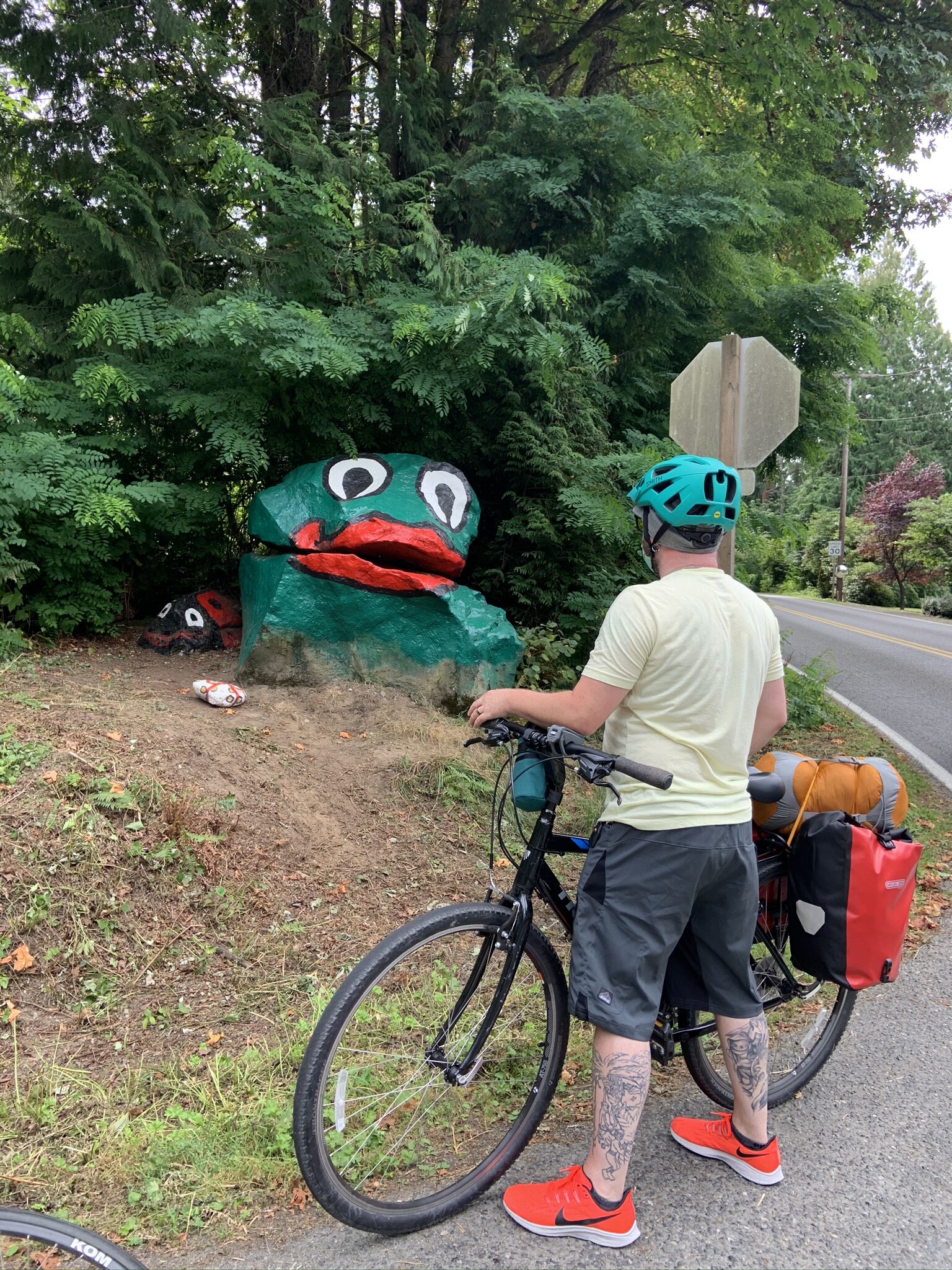 JR checking out Frog Rock!