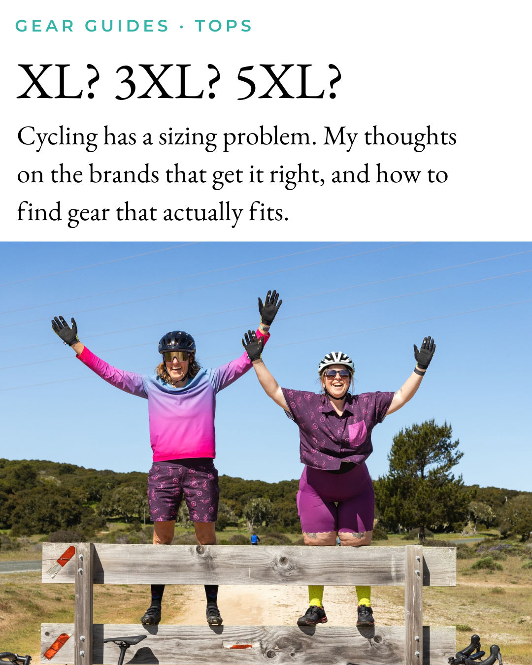 XL? 2XL? 5XL? Cycling has a sizing problem