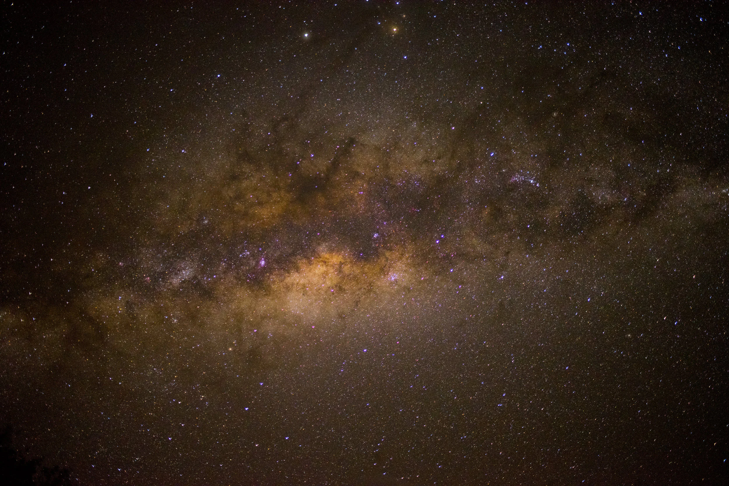  View of the Milky Way from Kasigau, Kenya on June 6, 2016.  