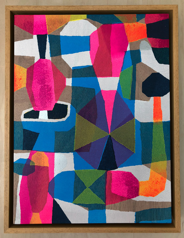 Untitled 2 Acrylic on Panel 14" x 11" SOLD