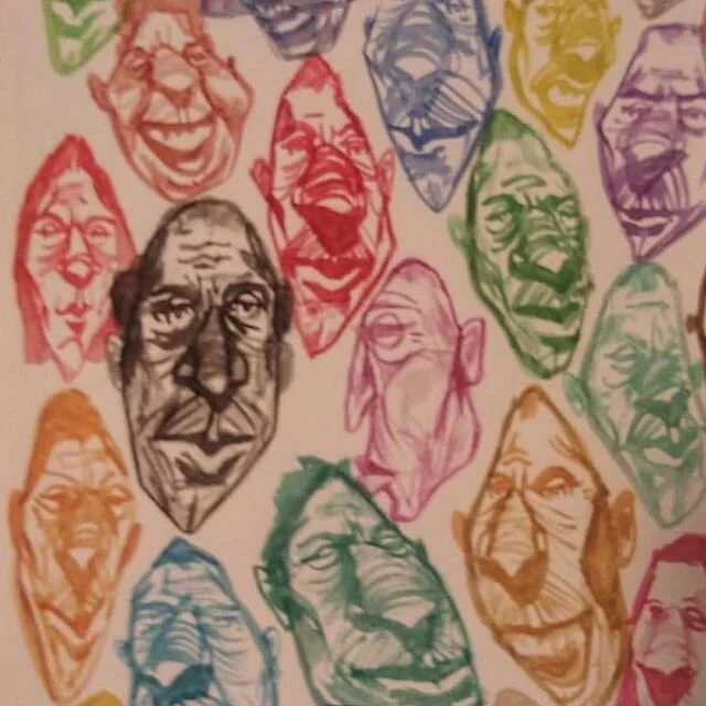 Today (Sunday) at noon pdt. Tune in for an informal Instagram live chat with artist / curator / publisher Rich Jacobs @movezine and myself. We will talk about art and stuff. #faceguts @face.guts