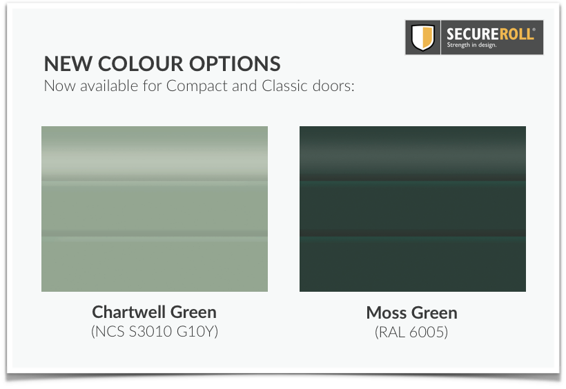 Compact Colour Range Expands with Chartwell Green and Moss Green