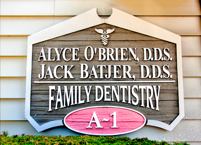 O'Brien & Batjer Dentistry Front Sign