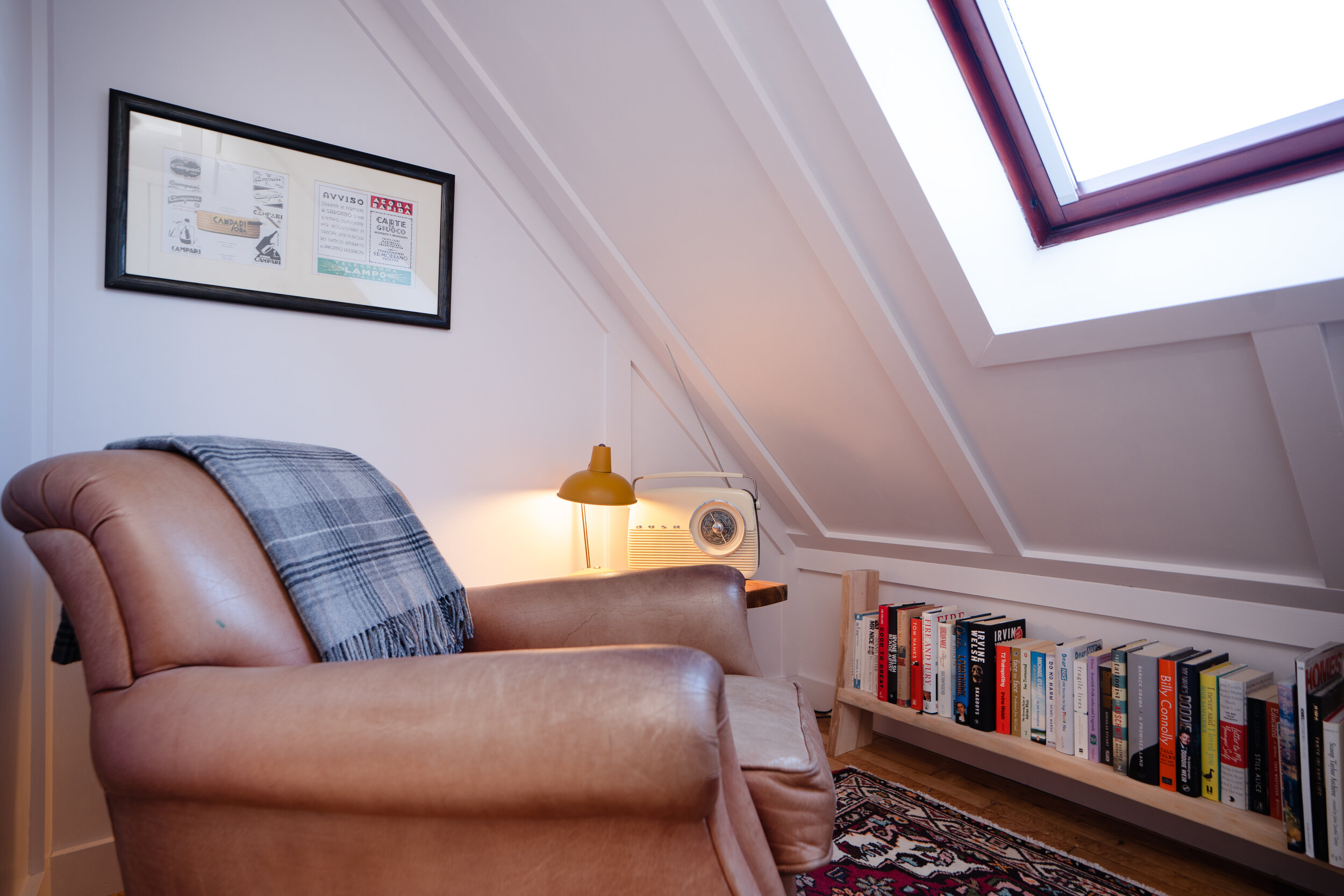 Reading Nook at Hillview Cottage, Aviemore