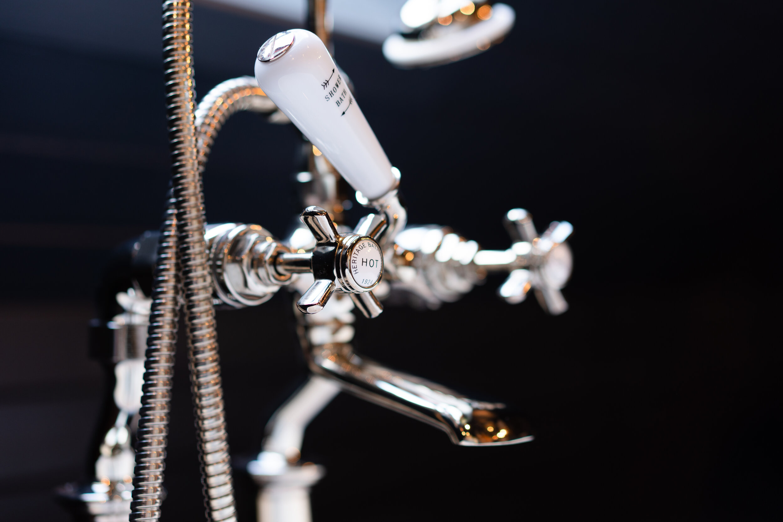 Traditional bathroom fittings at Hillview Cottage, Dalraddy, Aviemore