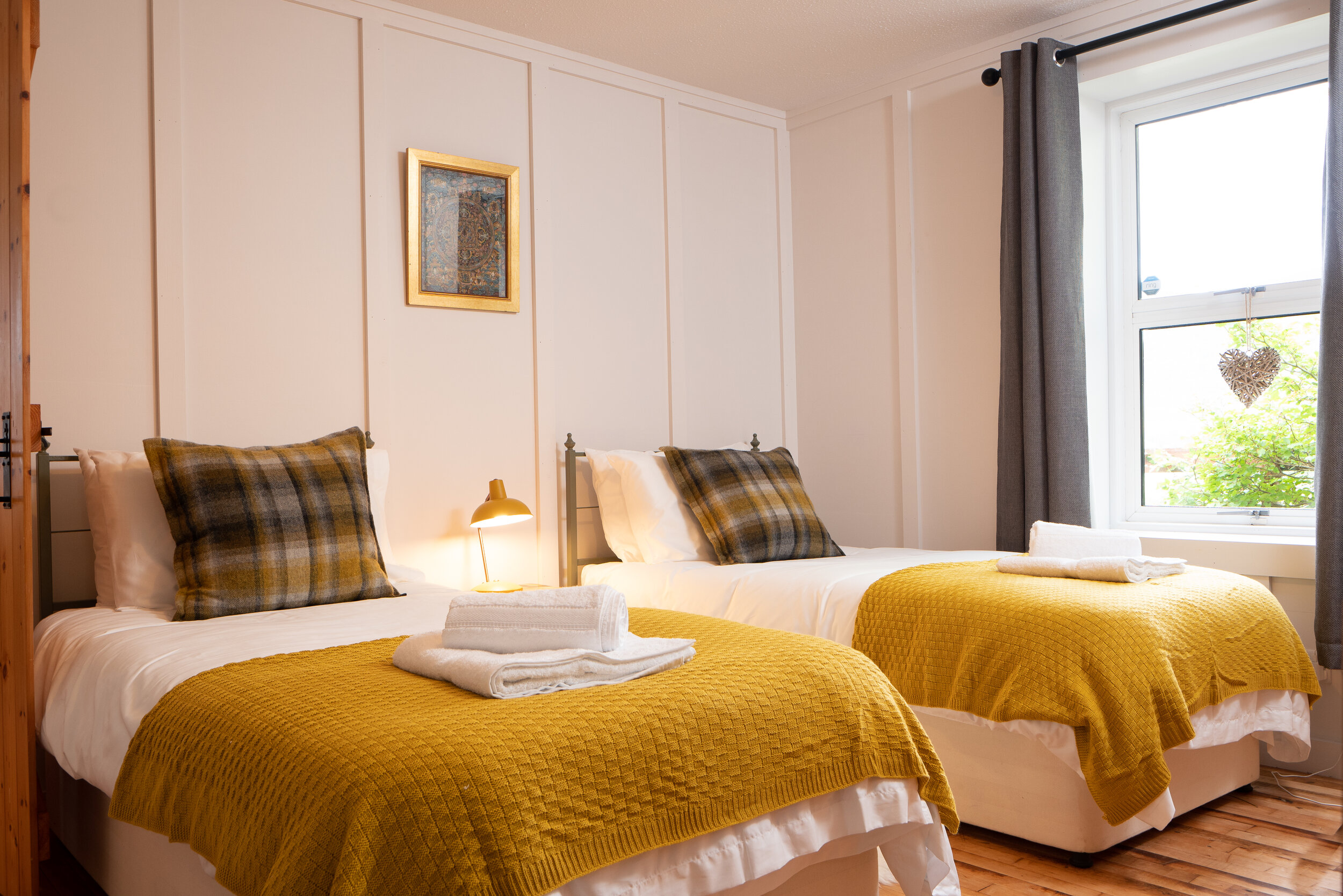 Downstairs bedroom at Hillview Cottage, Aviemore