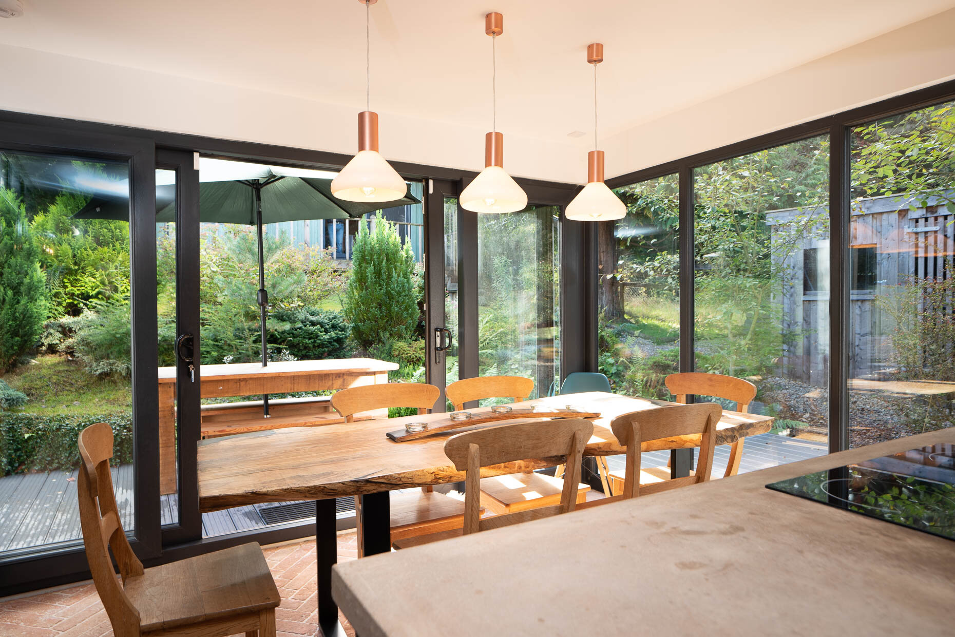 Stunning views from the kitchen - Hillview Cottage, near Aviemore