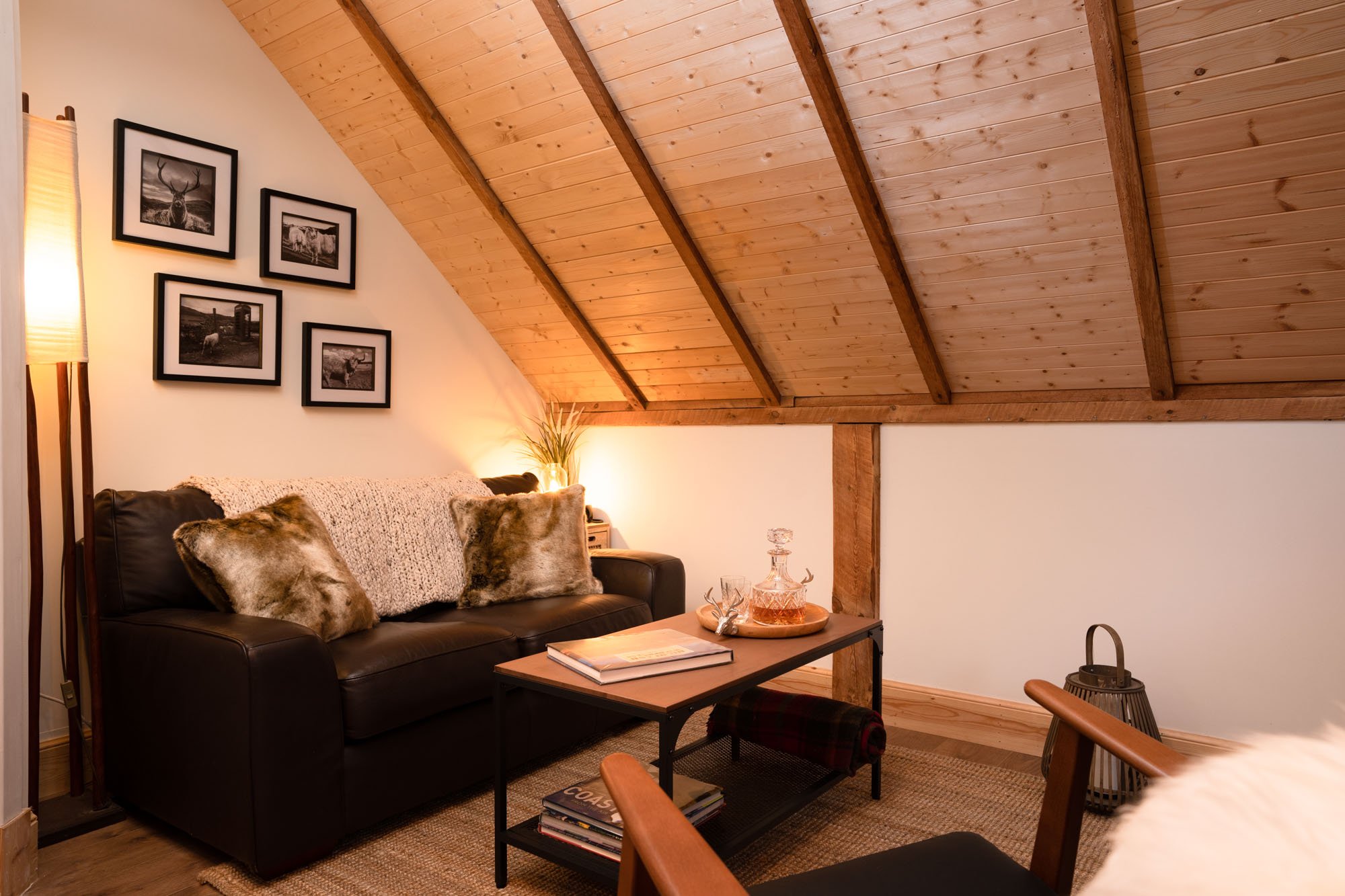 The Hayloft, luxury self catering lodge in Rothiemurchus, Aviemore, Cairngorms National Park