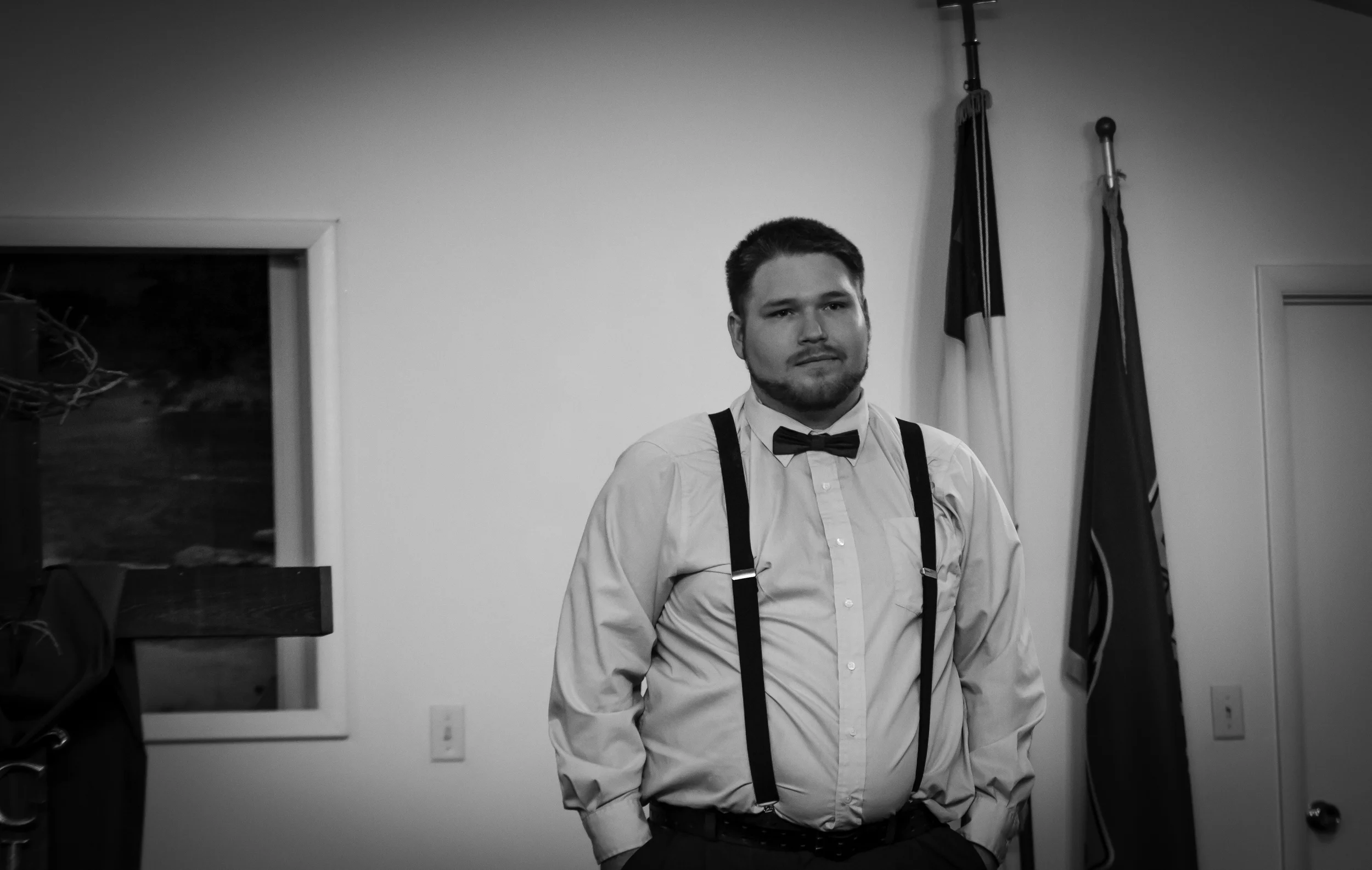 Moments before Emilea walked into the church I turned to see how Billy was doing. Outwardly he looked calm, but I can only imagine what was running through his head. I absolutely cannot wait to take this same photo in the future as he waits for Emilea to walk down the aisle to him as a bride!!!