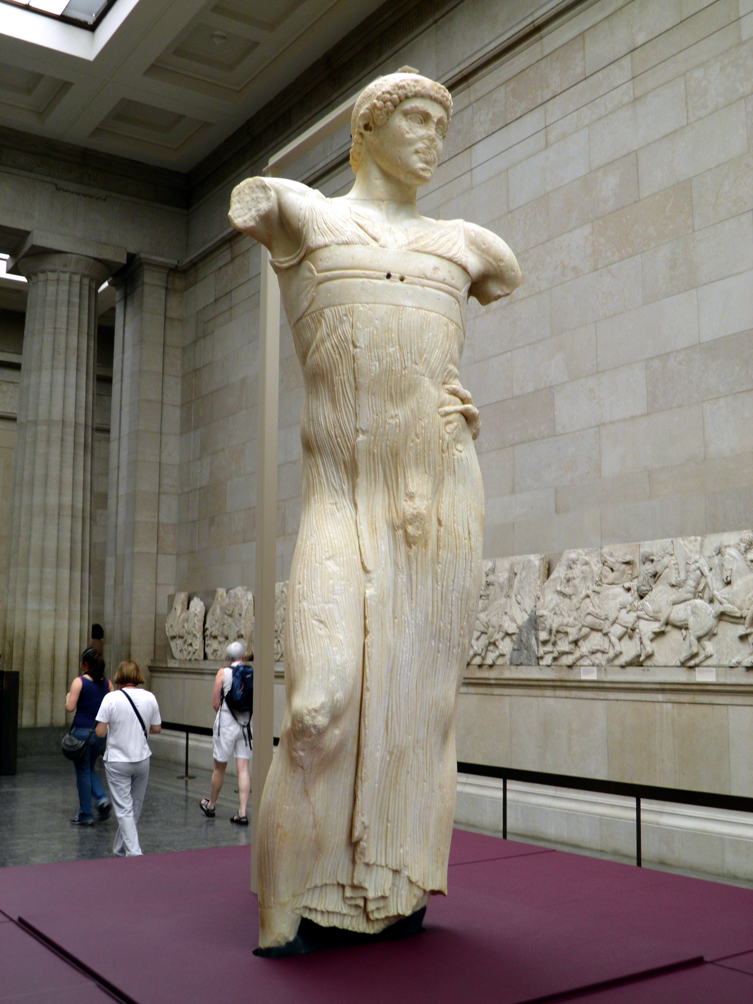 Charioteer of Mozia (Motya), 5C BCE, front view