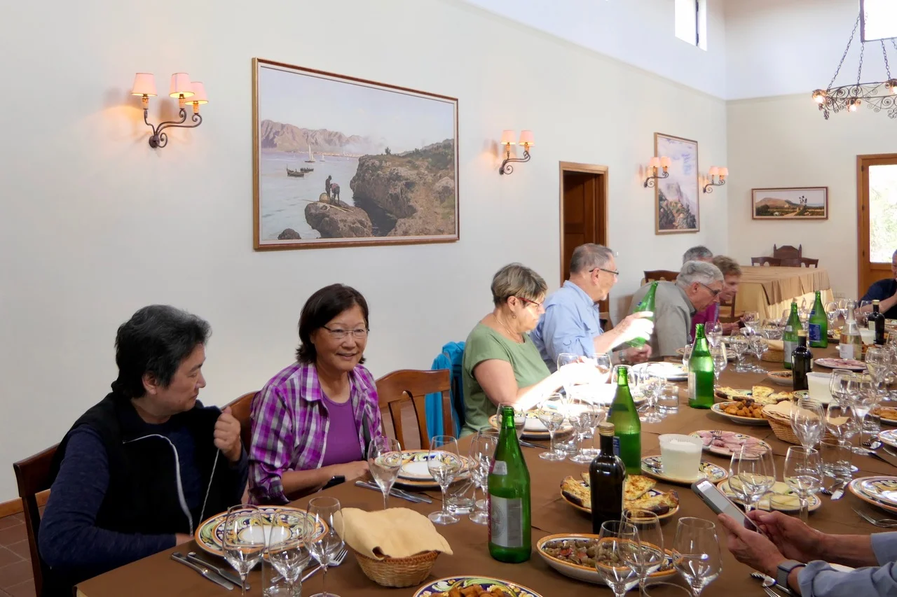 lunch at Feudo di Principe di Butera