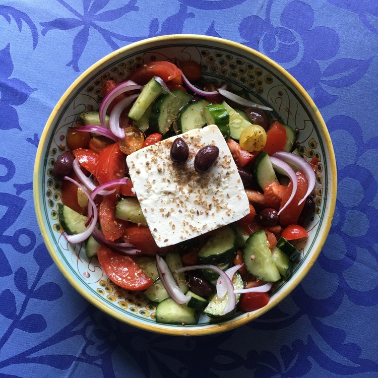 Greek salad...