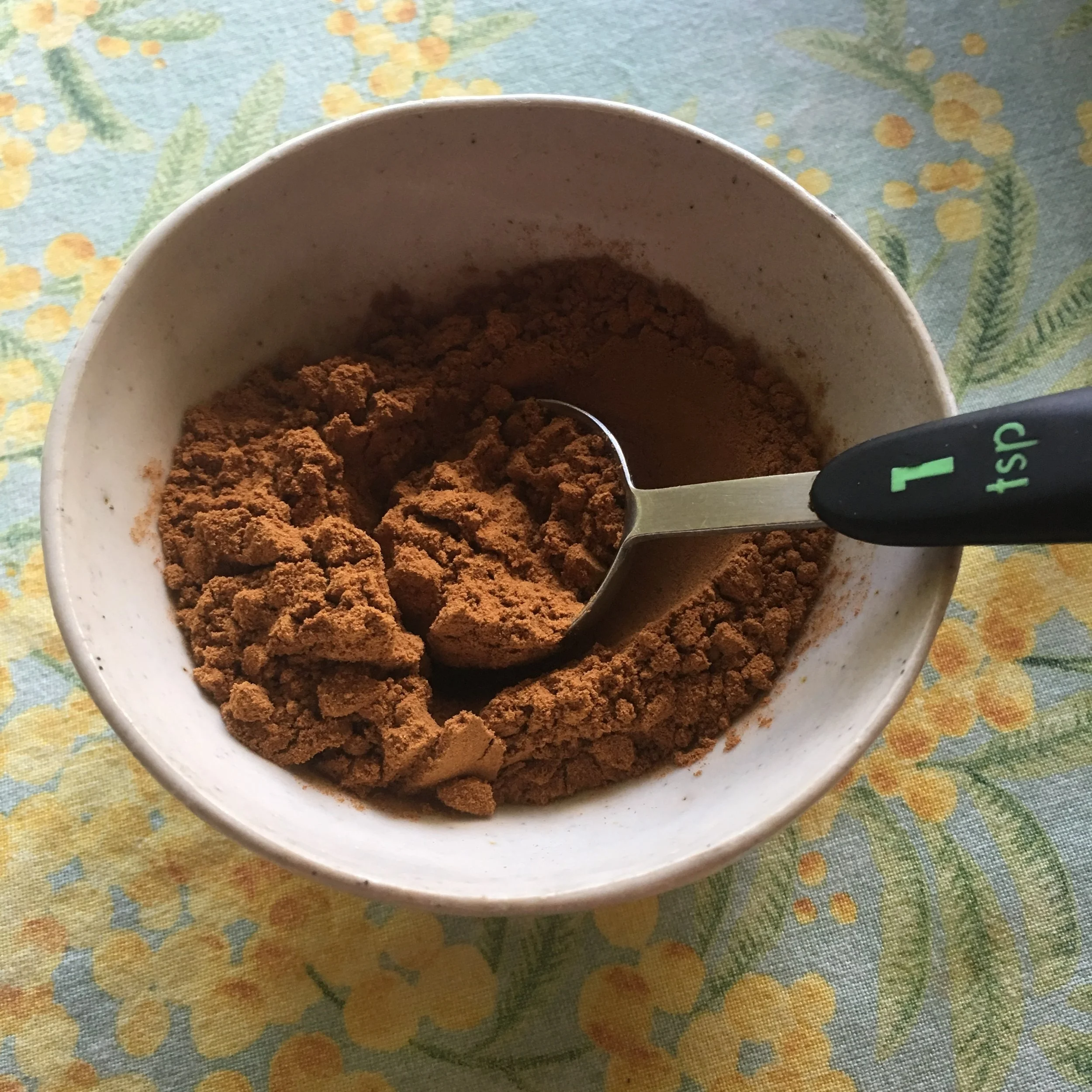    a teaspoon of cinnamon...   